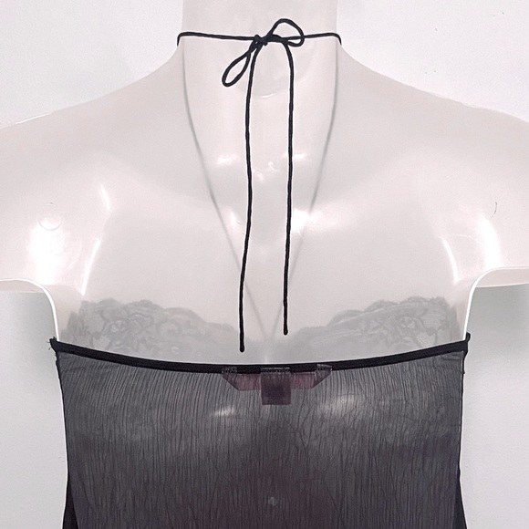 HARD TO FIND: Victoria’s Secret Black Sheer Nighty/Top - Picture 4 of 7